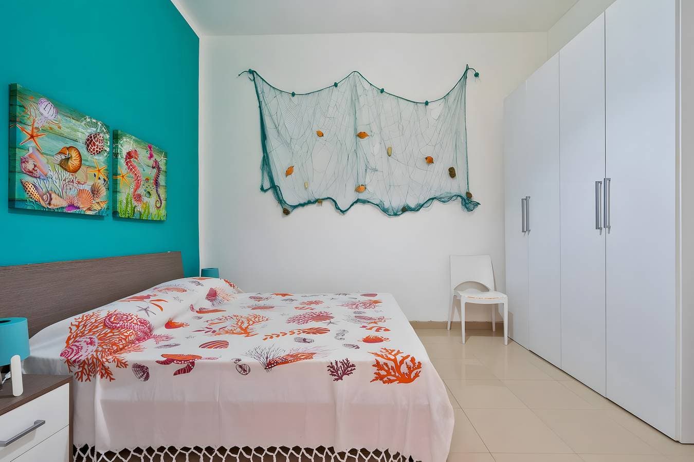 Foto 11 von 28: Ferienwohnung 'Due Passi Dal Mare' mit Meerblick, Gemeinschaftsterrasse und Klimaanlage