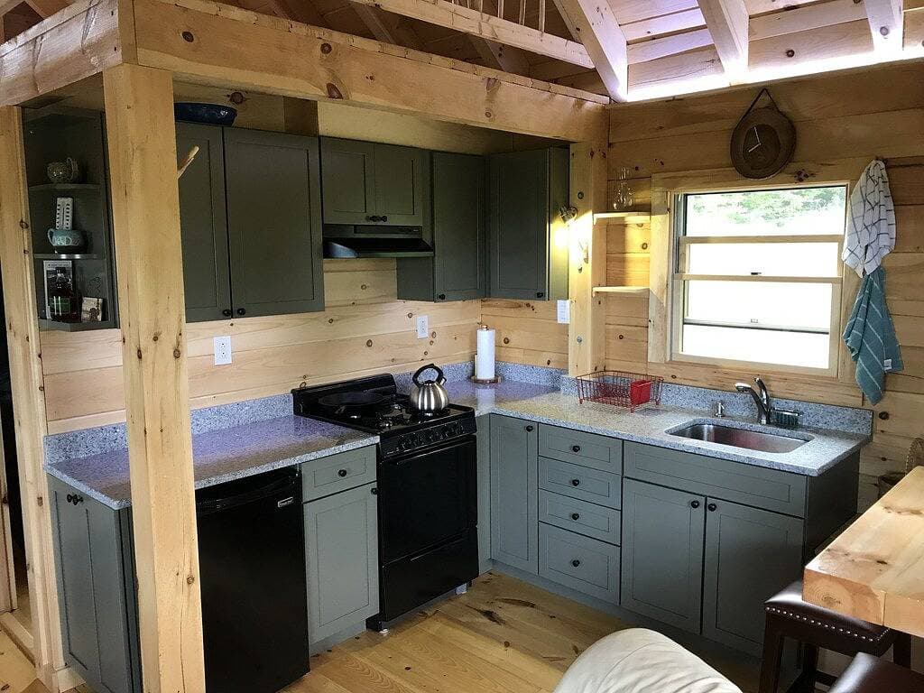 Foto 10 von 33: Blockhaus mit Panoramablick auf Cherry Pond und White Mountains