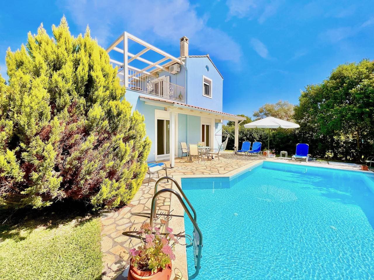 Beach Villa Iolis with private pool 1