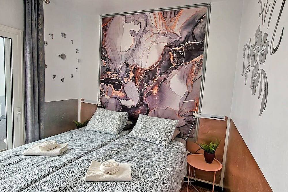 Foto 3 von 30: Ferienwohnung Casa Dom 1 in Morro Jable, Dachterrasse, Meerblick, 2 Schlafzimmer