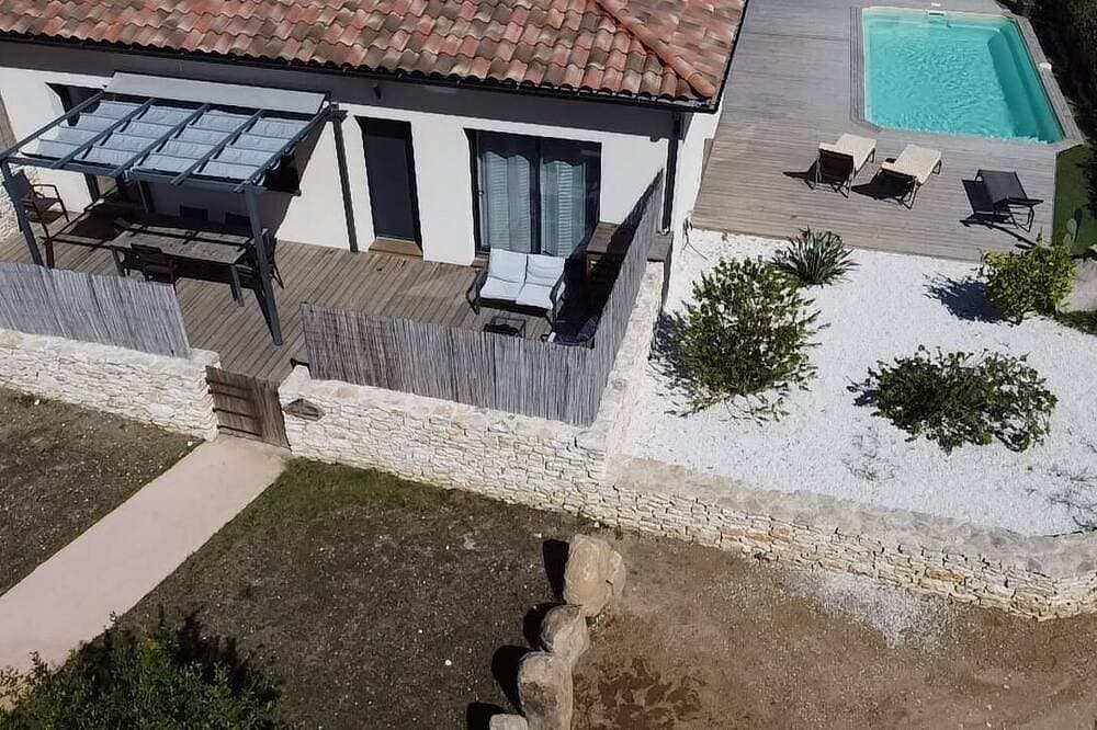 Foto 11 von 23: Accommodation for 7 people in Bonifacio - pool - cleaning and linens included