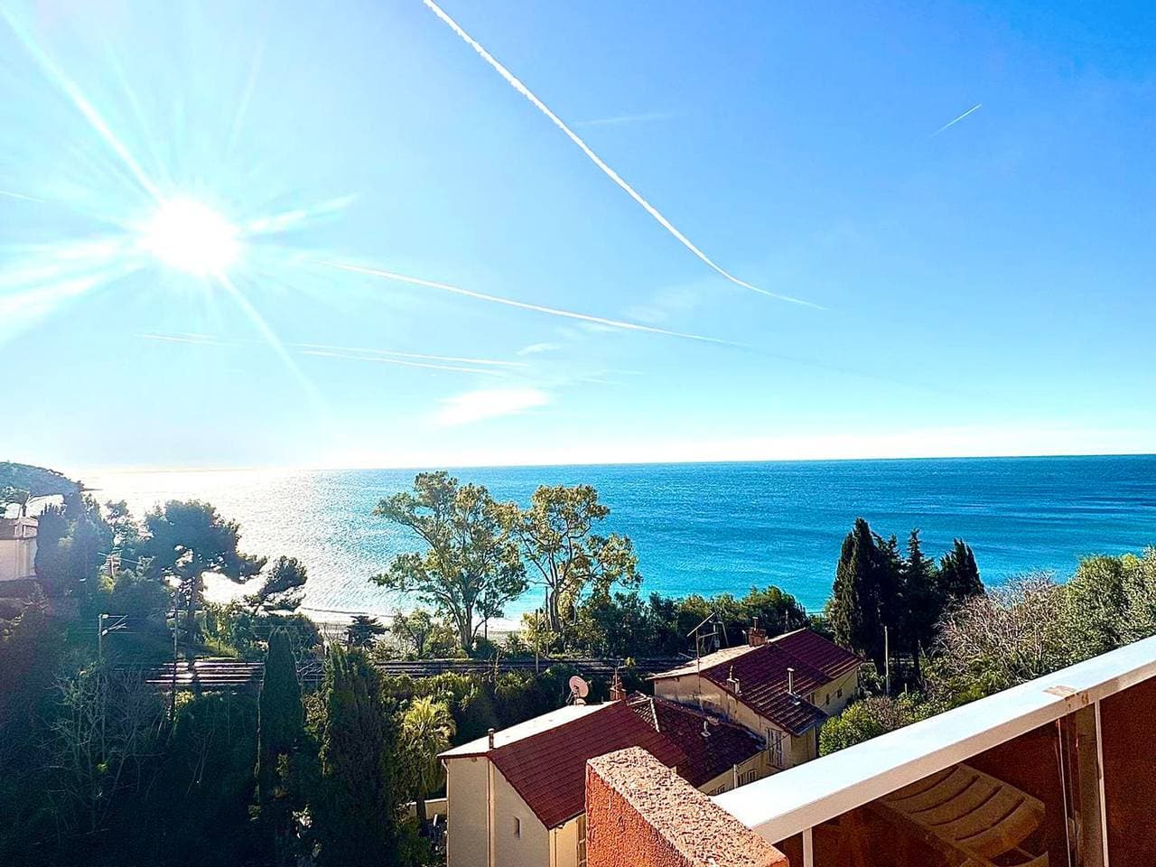 Foto 6 von 20: Studio für 4 Personen mit WLAN, Meerblick, Roquebrune-Cap-Martin
