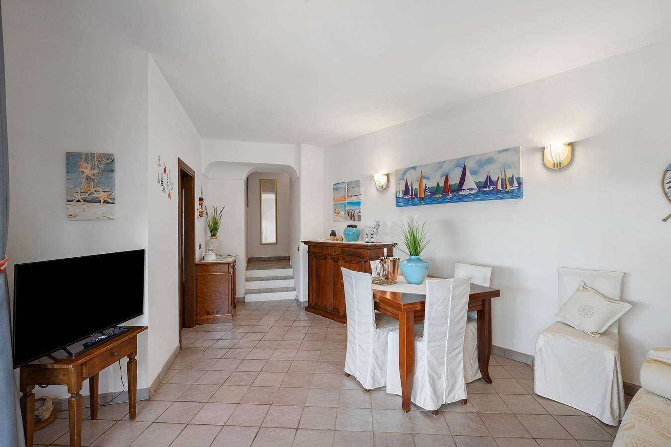Foto 7 von 25: Meerblick-Villa in Santa Reparata mit WLAN, Klimaanlage und direktem Strandzugang