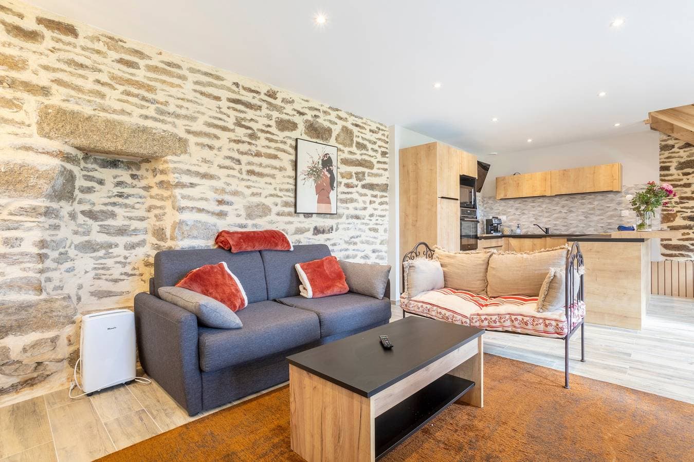 Foto 5 von 20: Ferienhaus 'Le Penty - Proche Plages Et Centre' mit privater Terrasse, Gemeinschaftsgarten und Wi-Fi