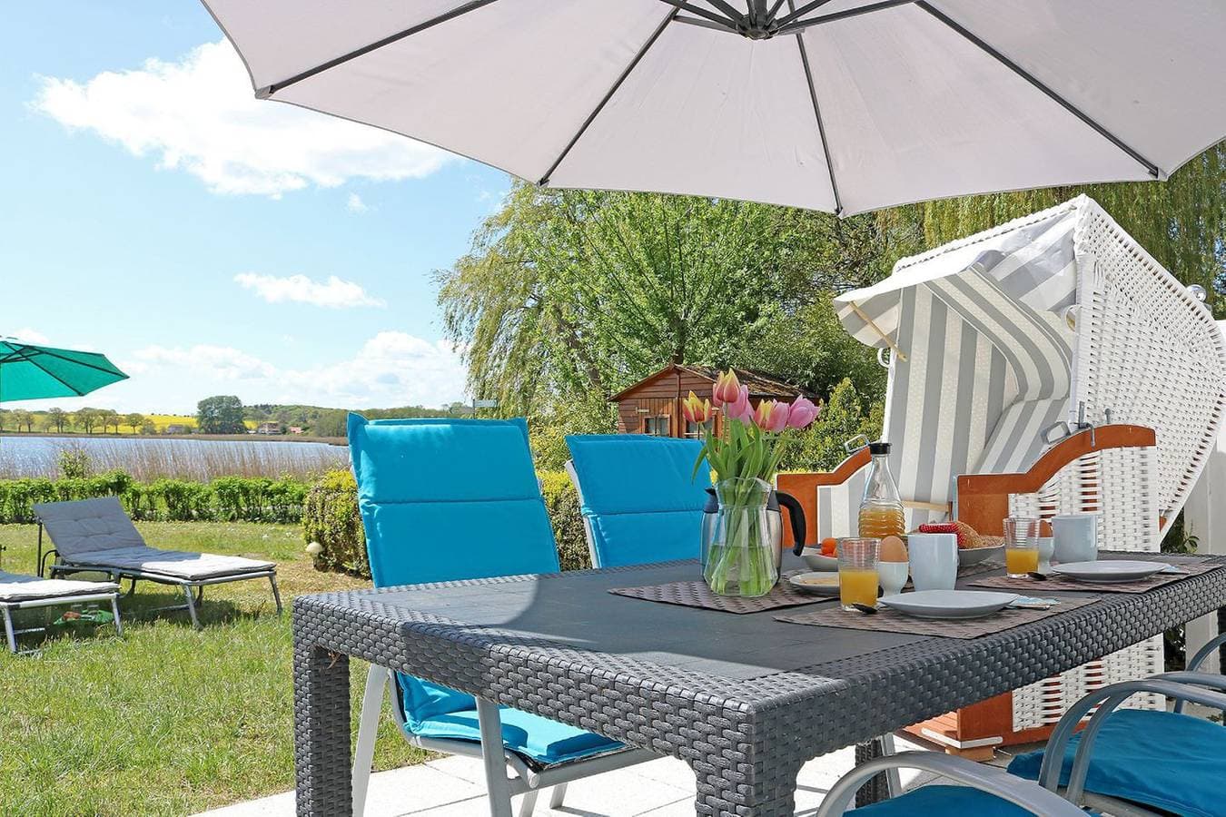 Foto 10 von 26: Haus mit Seeblick, gratis Sauna- und Schwimmbadnutzung - Fährhaus Sellin Nr.12