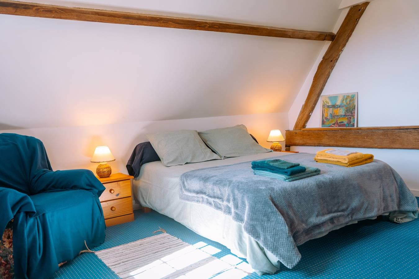 Foto 10 von 25: Charaktervolles Gîte La Grangette mit privater Terrasse, Garten und WLAN