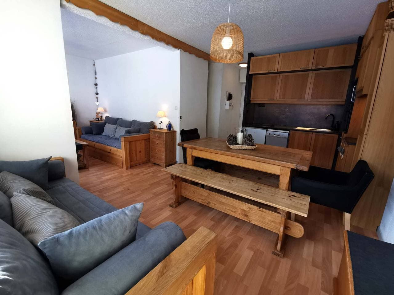Foto 5 von 21: Gemütliche 7-Schlafplätze Wohnung an der Piste - Prapoutel Zentrum