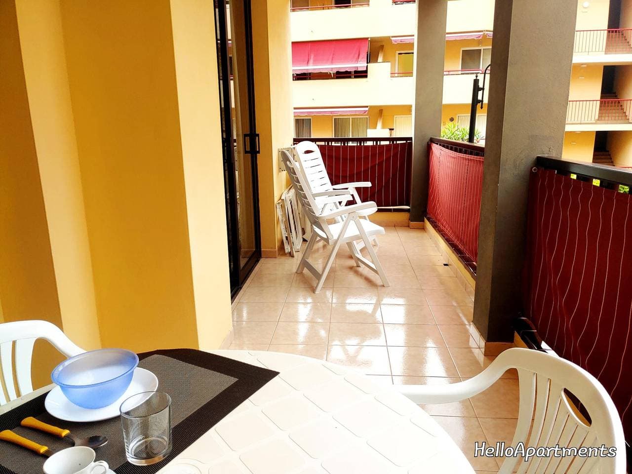 Foto 9 von 25: Schöne moderne Wohnung in Playa de La Arena mit Terrasse und Pool