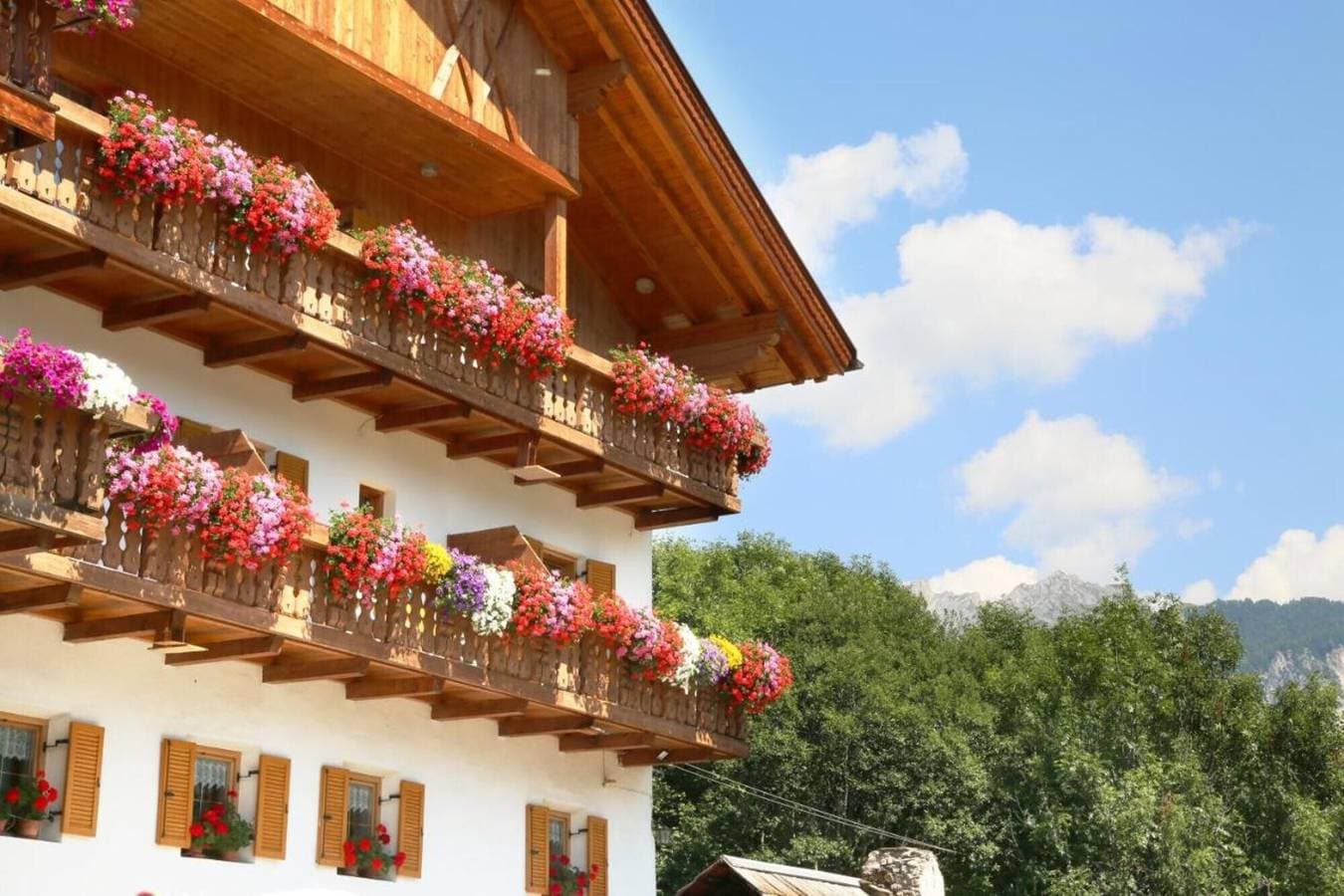 Foto 6 von 38: Zimmer 'Veltierhof 6' mit Bergblick, privater Terrasse und Wi-Fi