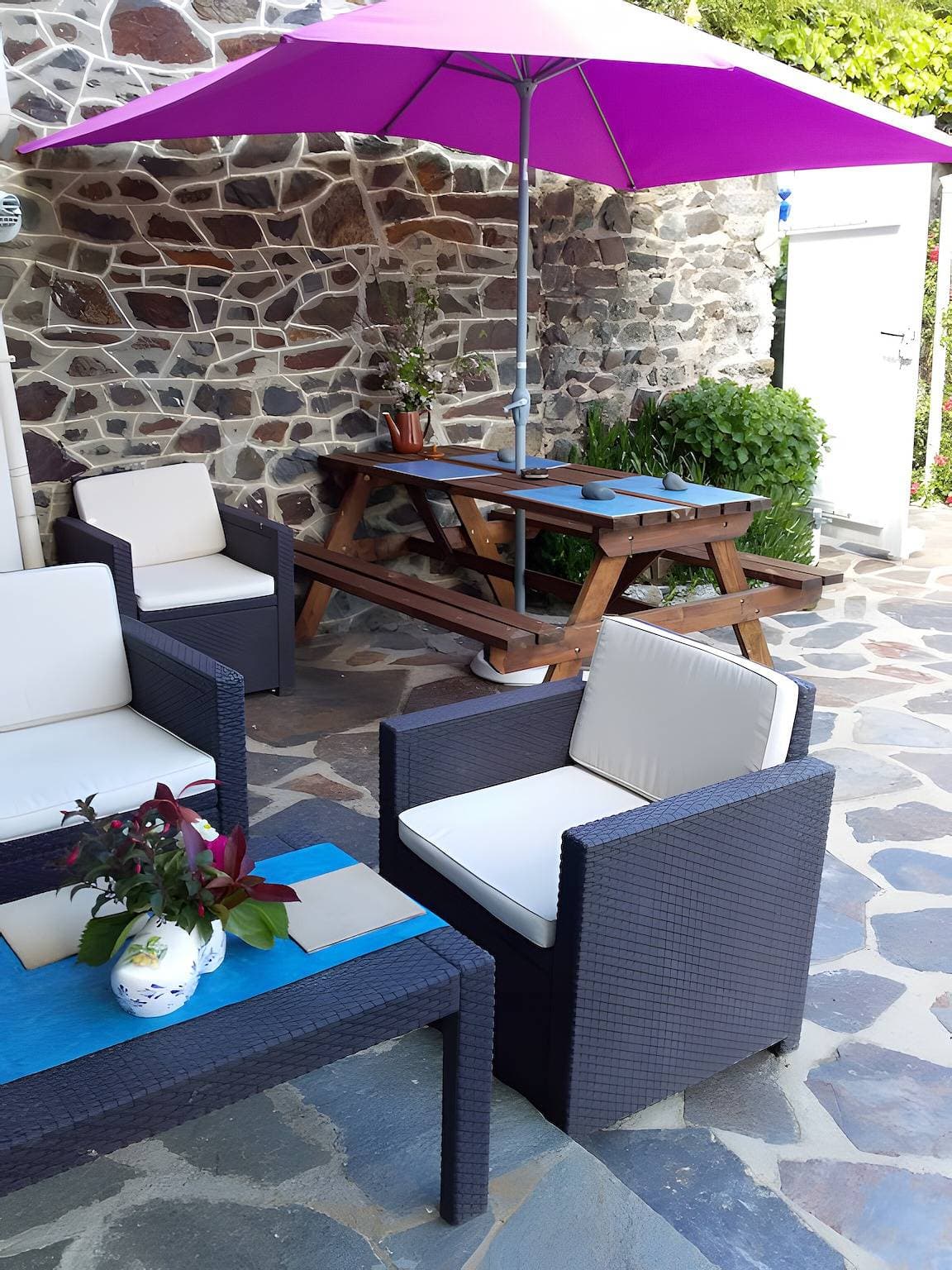Foto 7 von 31: Ferienhaus 'Gîte 30m De La Mer, plage en contre bas'