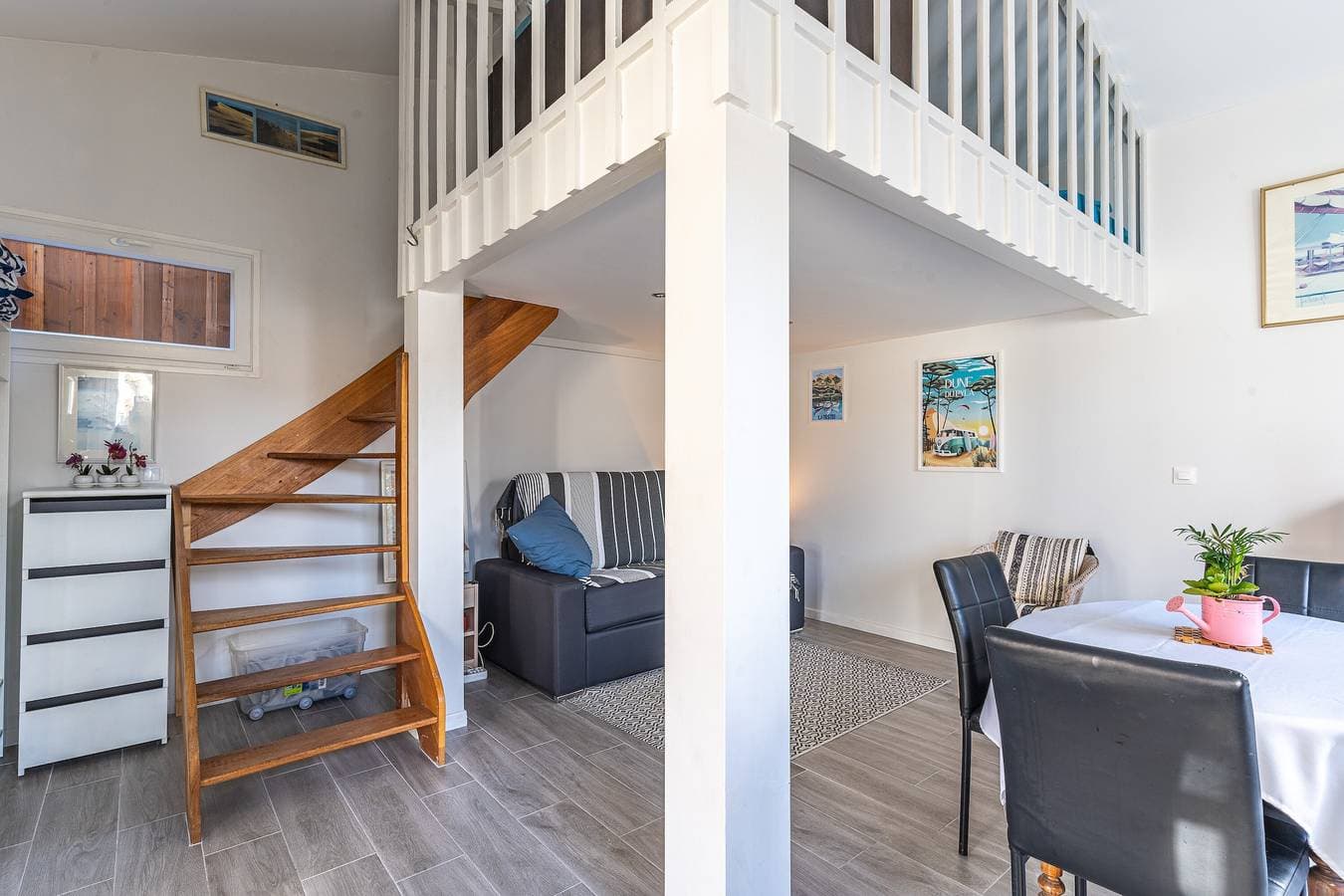 Foto 9 von 32: Chalet "Studio Bassin D'Arcachon" mit Gemeinschaftspool, privater Terrasse und WLAN