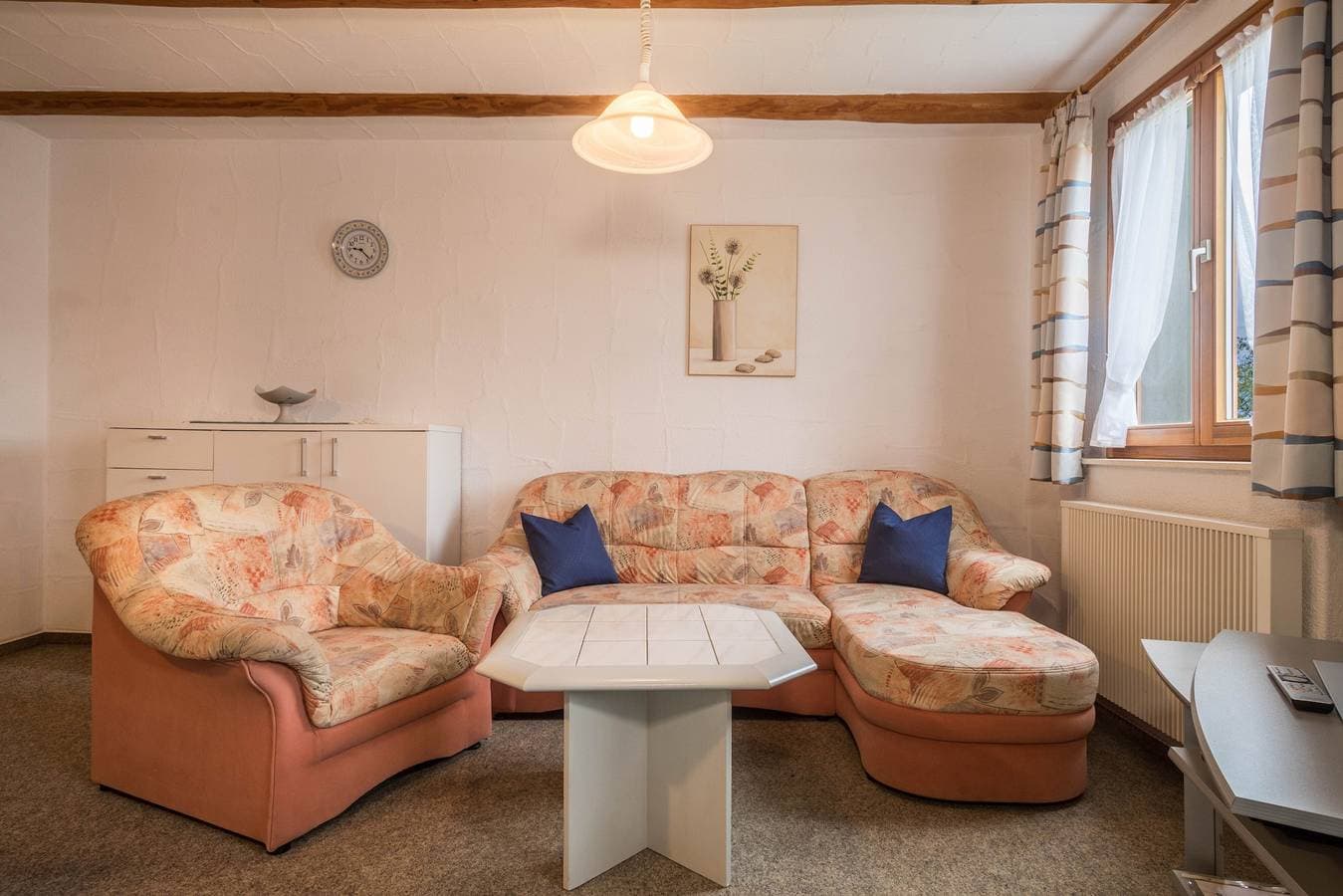 Foto 5 von 26: Idyllische Ferienwohnung im Ferienhof Wetzel mit Gemeinschaftsgarten, Terrasse, ein Haustier erlaubt