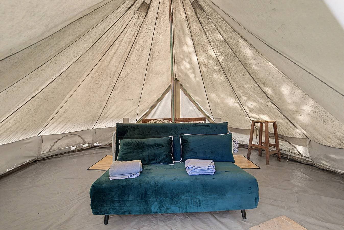 Foto 3 von 21: Glamping C Selva Tenda Quercia mit BBQ, Gemeinschaftspool und WLAN