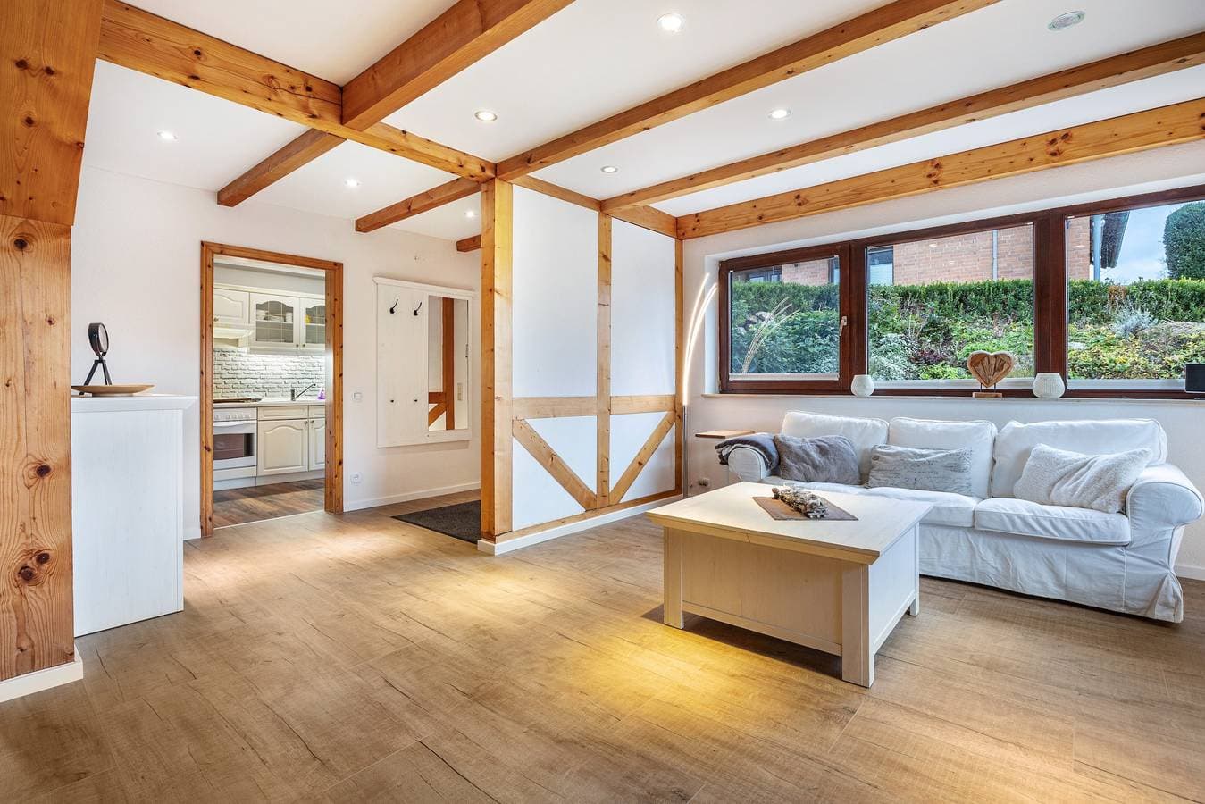 Foto 3 von 25: Ferienwohnung Silberborth mit privater Terrasse, Gemeinschaftsgarten und Sauna