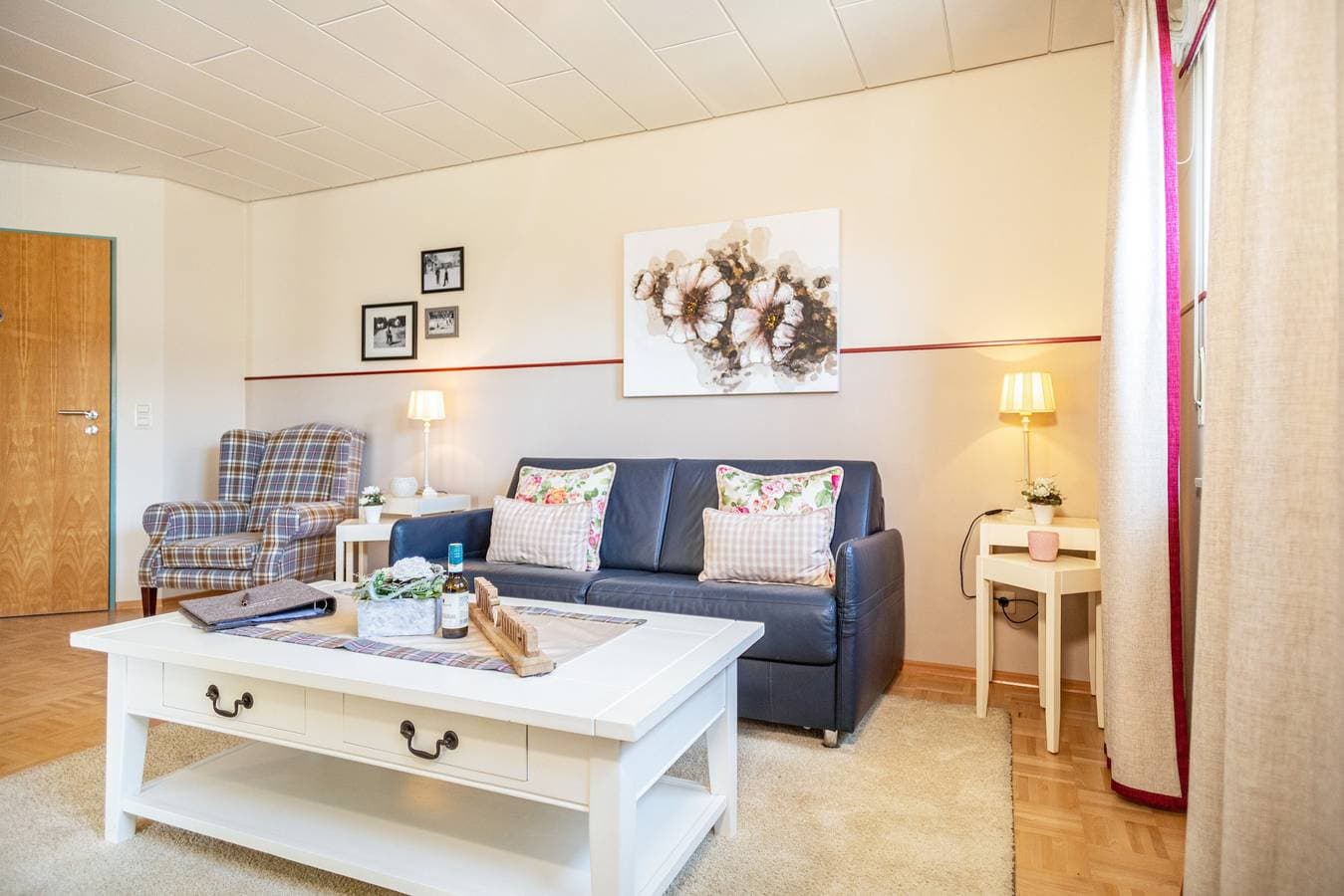 Foto 3 von 22: Gemütliche Ferienwohnung 3 am "Trostelhof" mit Balkon