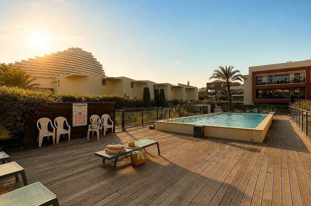 Foto 12 von 13: 2-Bedroom Apartment with Private Terrace · Pool · 50m from the Beach · Parking