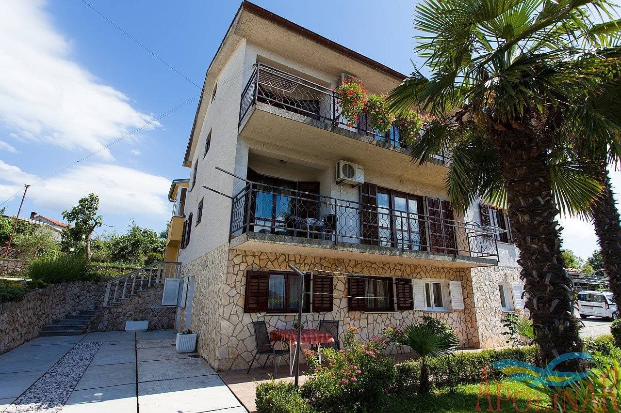 Apartment in Malinska für 2-3 Personen mit Klimaanlage und WLAN im Erdgeschoss 1
