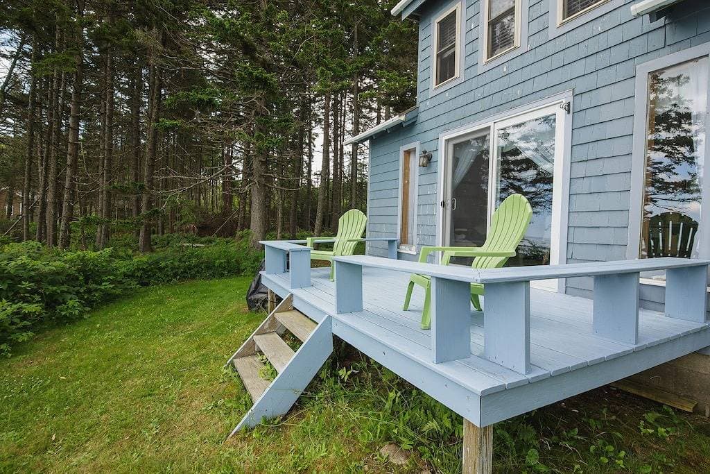 Foto 4 von 25: Ruhig Ocean Front Cottage mit herrlichem Ausblick, privater Strand in der Nähe Rockland