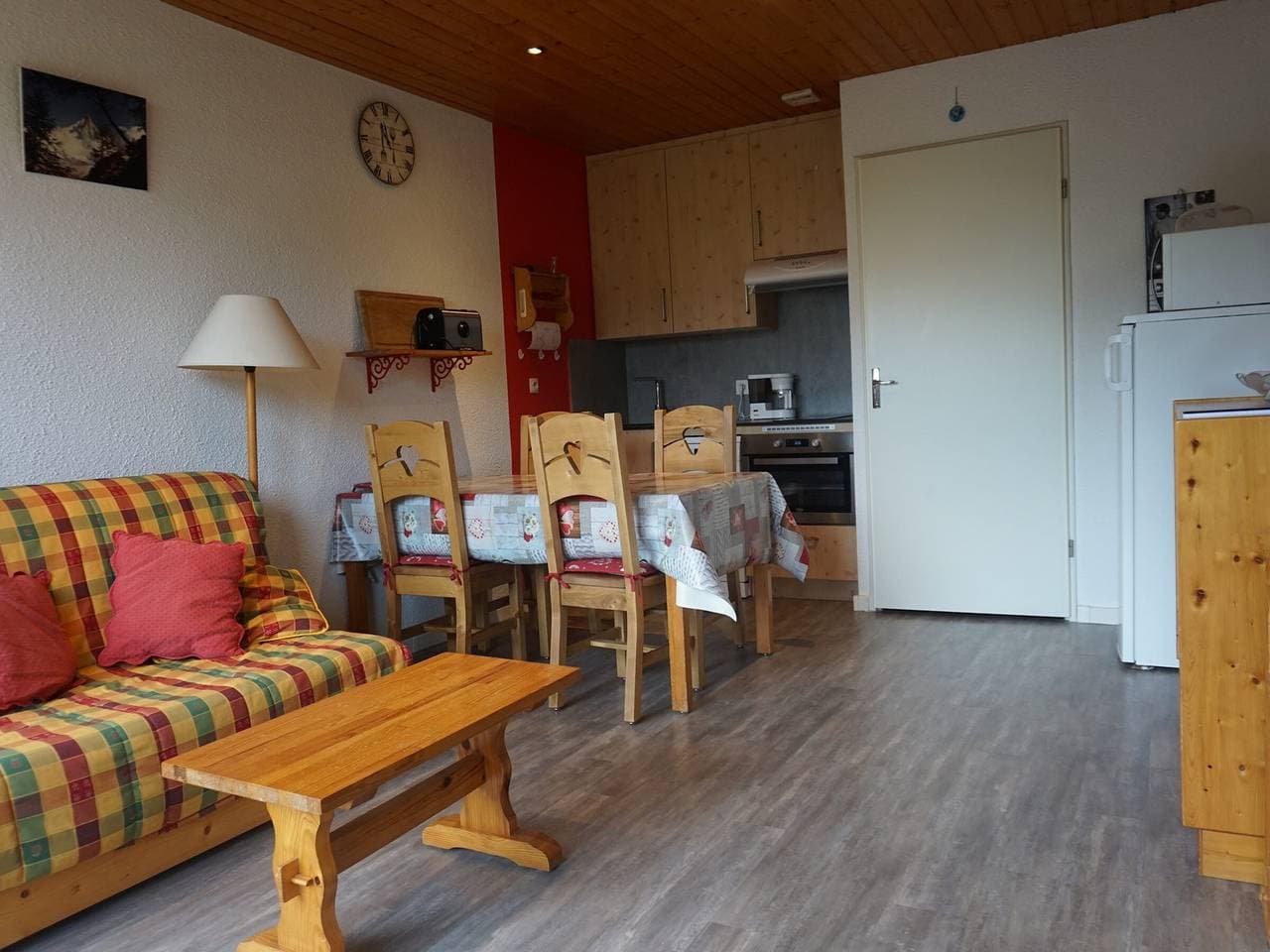 Wohnung in Méaudre - 4 Pers, zentrumsnah, Balkon, Parkplatz 1
