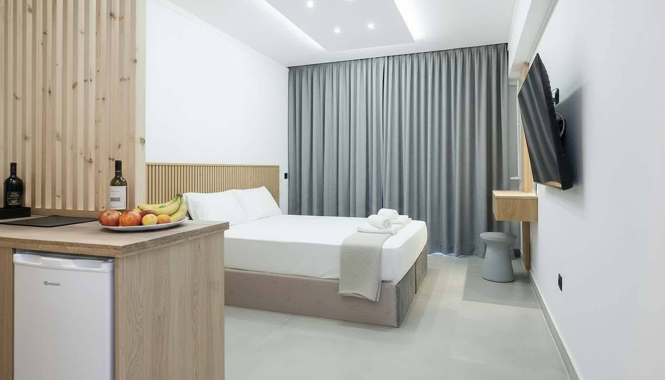 Foto 9 von 26: Salomi Suite with outdoor Jacuzzi