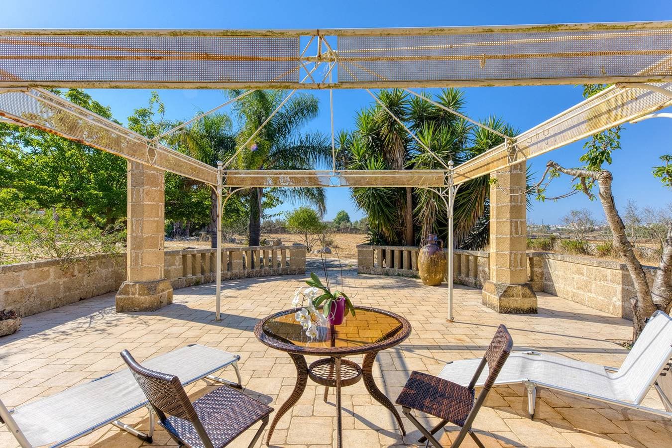 Foto 4 von 25: Ferienwohnung 'Agriturismo Le Baccole - Apt' mit privater Terrasse, Garten & Klimaanlage
