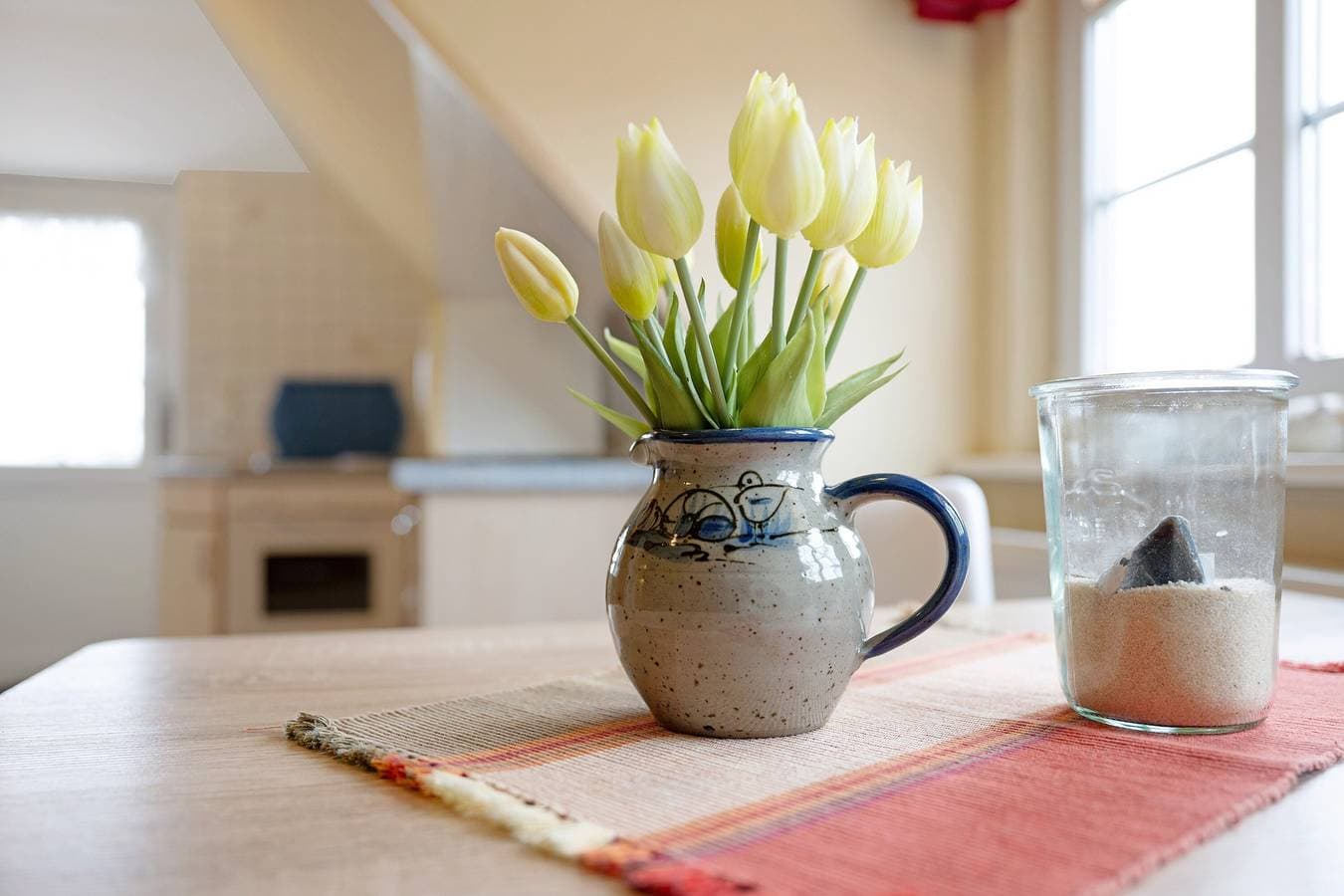 Foto 6 von 25: Ferienwohnung 'Ebbe Und Flut' mit Gemeinschaftsgarten und Balkon