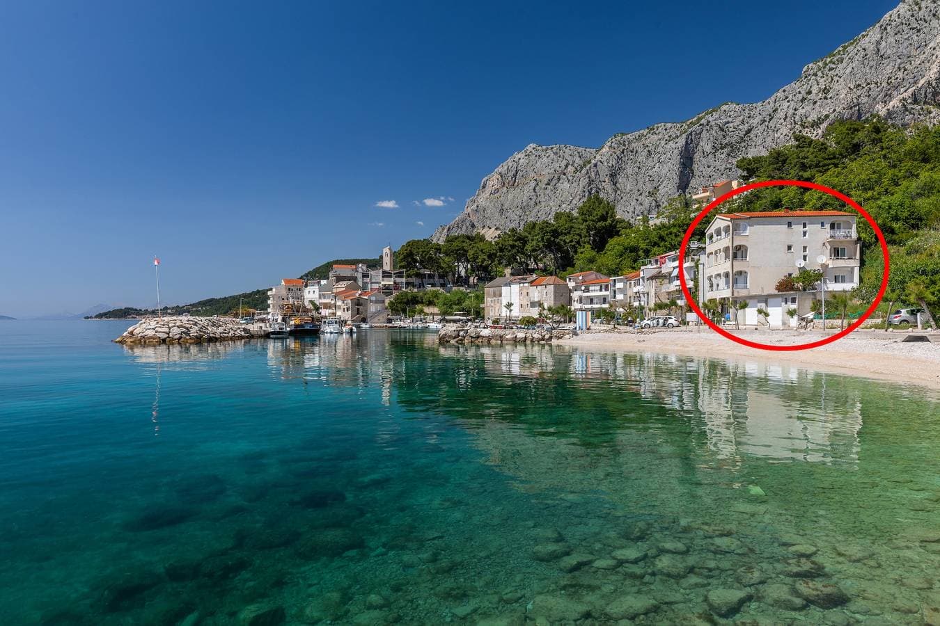Foto 2 von 22: 1-Zimmer-Ferienwohnung am Strand Drasnice, Makarska A-2670-d