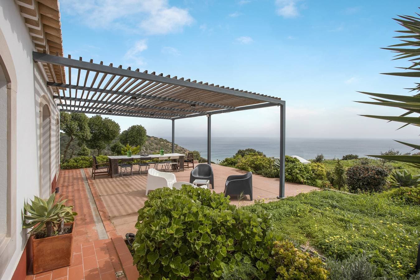 Foto 2 von 36: Ferienhaus 'Casa das Furnas - Eco Home' mit Meerblick, Garten und Terrassen