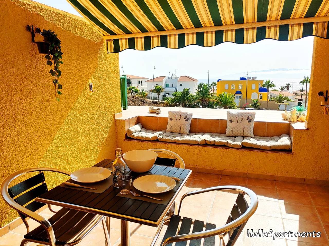 Foto 2 von 25: Schöne Wohnung in Playa de La Arena mit Pool und Terrasse, nahe Los Gigantes