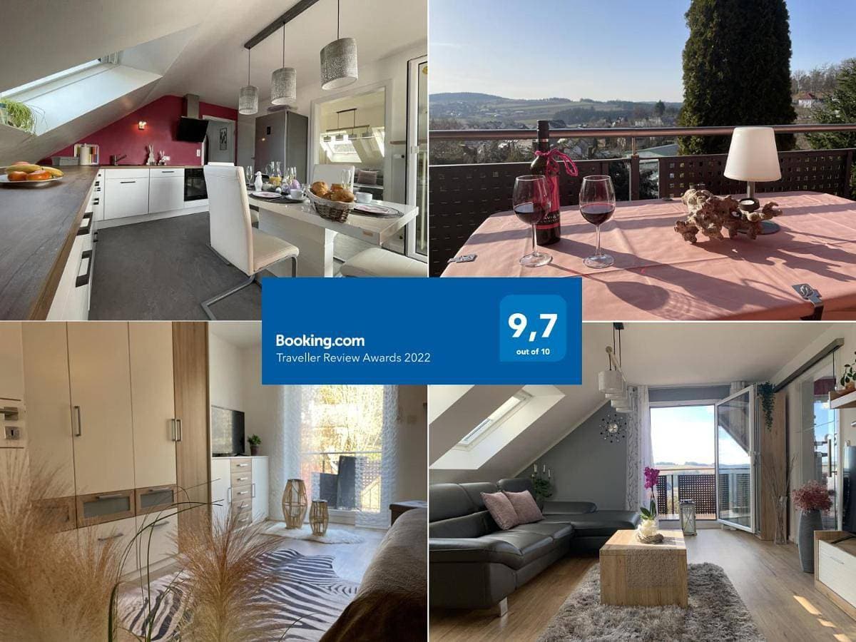 Komfortable Ferienwohnung 100qm mit Loggia in Schauenstein im Frankenwald-Fichtelgebirge 1