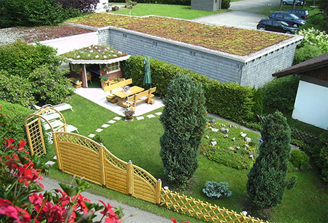 Foto 3 von 23: Ferienwohnung '2' mit Bergblick, Gemeinschaftsgarten und WLAN