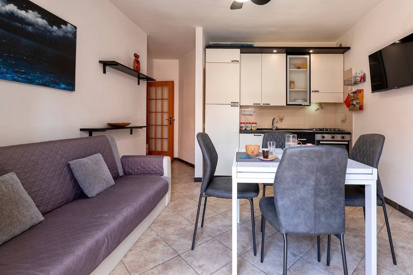 Foto 7 von 20: Ferienhaus 'Casa 'Sole Del Lido'' mit Balkon und Klimaanlage