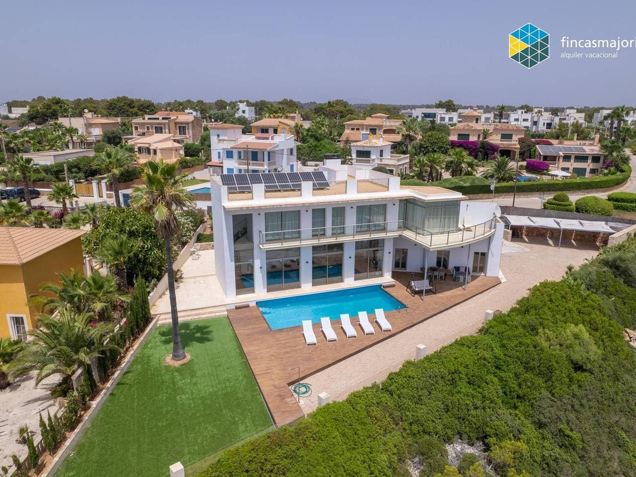 Spektakuläre Villa mit privatem Pool, Klimaanlage, WIFI und Parkplatz in Cala Pi 1
